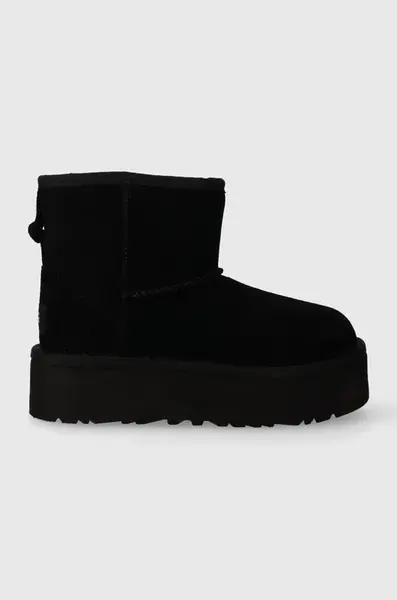 Dětské semišové sněhule UGG KIDS CLASSIC MINI PLATFORM