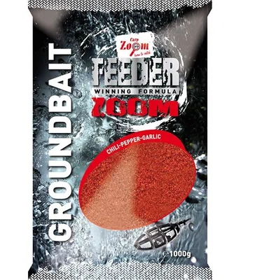 Carp zoom krmítková směs feeder zoom 1 kg - chilli pepř česnek