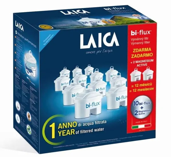 Laica F12SES0 Bi-flux filtr 10 ks + 2 ks Magnesiumactive