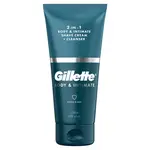 Gillette Mycí emulze a přípravek na holení 2v1 Body & Intimate (Body & Intimate Shave Cream + Cleanser) 177 ml
