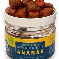 Method feeder fans pelety rozpustné method fluo 14 mm 150 ml - ananas