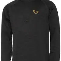 Savage gear mikina regenerator half zip fleece kombu green - xl