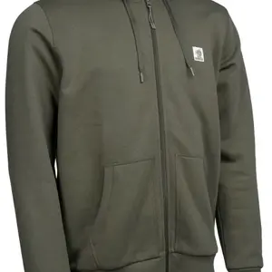 Nash mikina make it happen badge zipped hoody green - xxxl