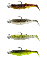 Savage gear gumová nástraha cannibal shad clearwater mix 4+4 - 10 cm 9 g 10 g #3/0