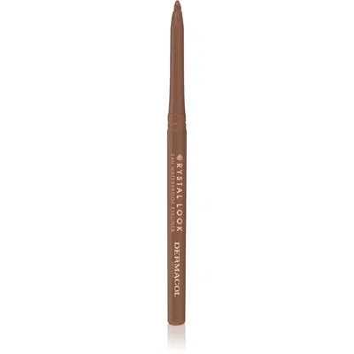 Dermacol Crystal Look automatická tužka na oči odstín 01 Bronze 4,5 g