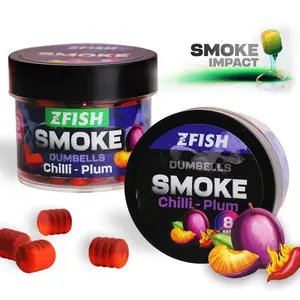 Zfish smoke pop-up dumbells 8 mm 20 g - chilli plum