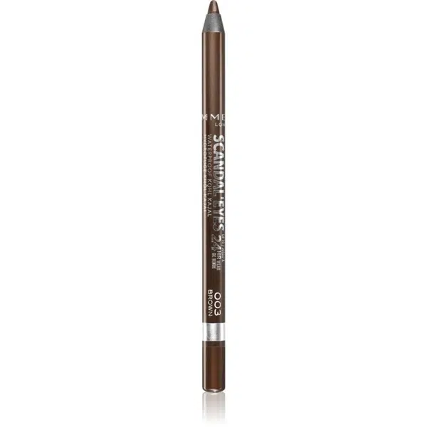 Rimmel Scandal'Eyes Khôl Kajal voděodolná tužka na oči odstín 003 Brown 1.3 g