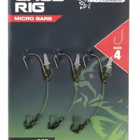 Nash návazec chod rig micro barbed-velikost 4 / nosnost 13,6 kg