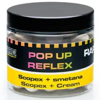 Mivardi plovoucí boilies rapid popup reflex 50 g 10 mm - scopex + smetana