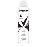 Rexona Invisible Pure deodorant ve spreji proti bílým a žlutým skvrnám 150 ml