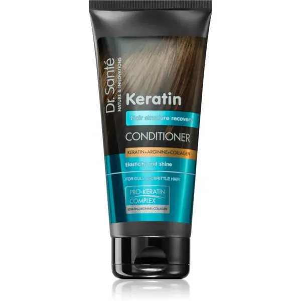 Dr. Santé Keratin regenerační kondicionér pro křehké vlasy bez lesku 200 ml