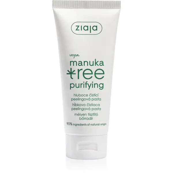 Ziaja Manuka Tree Purifying čisticí peelingová pasta pro normální až mastnou pleť 75 ml