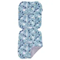 Vložka do kočíka prešívaný Velvet PREMIUM Les, zelená/šedá