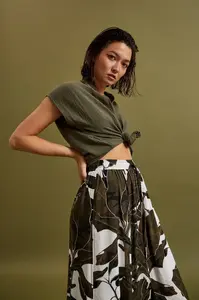 Dámská halenka MOODO - olivová