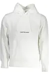 Calvin Klein Men's Brand Logo Cotton Daily Wear White Sweatshirt