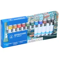 Temperové farby 12 ks + maliarska paleta zdarma-MOVEO