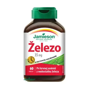 JAMIESON ŽELEZO 35 mg S POSTUPNÝM UVOĽŇOVANÍM
