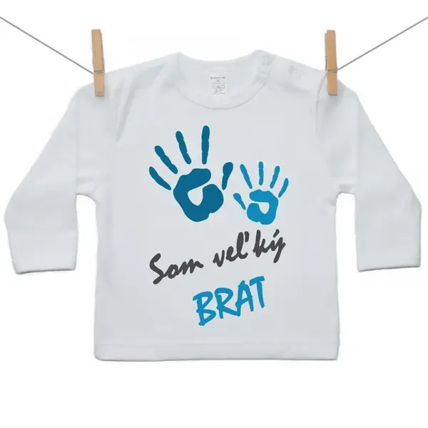 Boodyy Tričko s dlhým rukávom Som veľký brat 104 (3-4 roky)