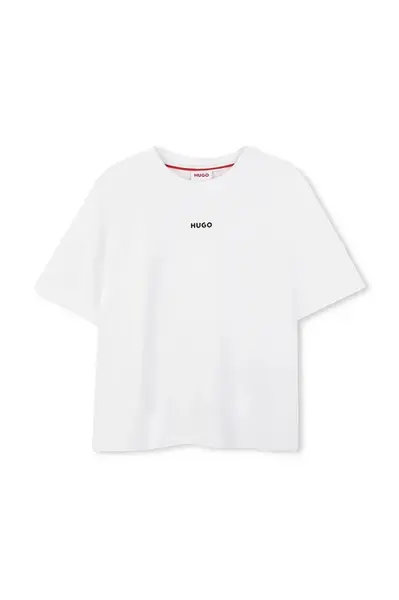 Dětské bavlněné tričko HUGO
