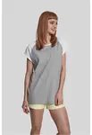 Women's contrasting raglan t-shirt gray/white