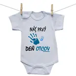 Boodyy Body s krátkym rukávom Náš prvý deň otcov (chlapec) 80 (9-12 mesiacov)