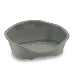 STEFANPLAST GREEN LINE SLEEPER 3 sivá 80,5x55x32cm plastové ležadlo pre psov 98% z recyklovaného plastu