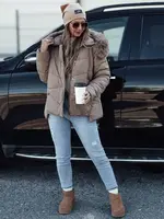 Dámská zimní bunda FIXMIX s kapucí