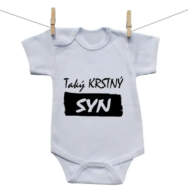 Boodyy Body s krátkym rukávom Taký krstný syn 74 (6-9 mesiacov)
