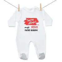 Boodyy Overal Sorry chlapci moje srdce patrí ockovi 86 (12-18 mesiacov)