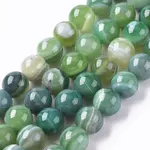 Natural Striped Agate/Banded Agate Beads Strands