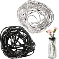 2Pcs 2 Colors Aluminium Alloy Flower Frogs for Arrangements