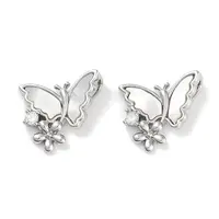 Brass Micro Pave Cubic Zirconia Pendants