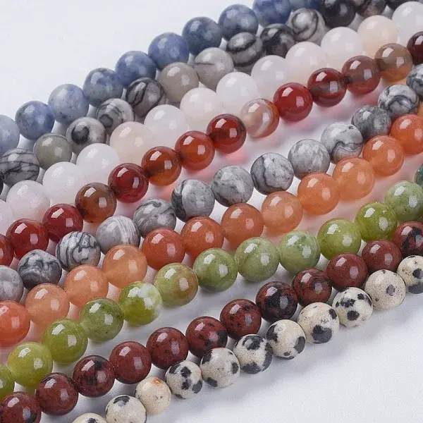 Natural Mixed Gemstone Beads Strands