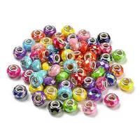 UV Plated Resin European Beads