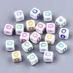 Opaque White Acrylic Beads
