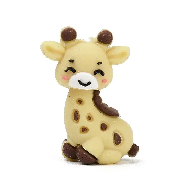 Deer Food Grade Silicone Focal Beads