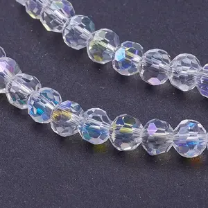 Electroplate Glass Beads Strands