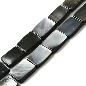 Natural Black Lip Shell Beads Strands