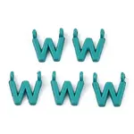 Rack Plating Spray Painted Alloy 2-Loop Link Pendants