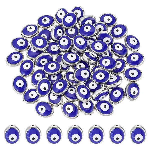 60Pcs CCB Plastic Beads