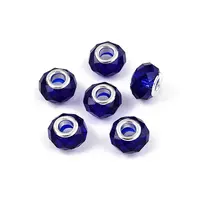 Transparent Glass European Beads