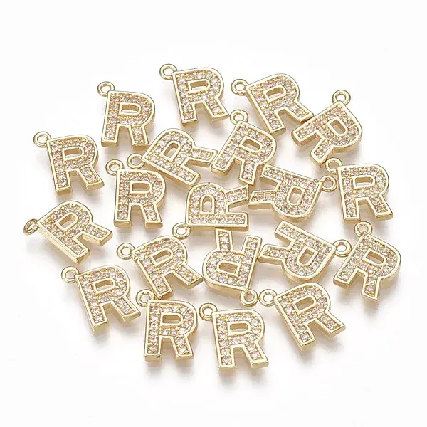 Brass Cubic Zirconia Charms