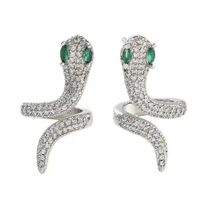 Rack Plating Brass Stud Earrings