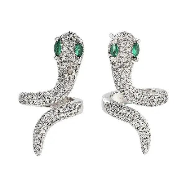 Rack Plating Brass Stud Earrings