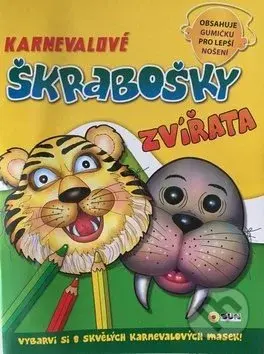 Karnevalové škrabošky - Zvířata
