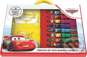 Kreativní set s foukacími fixy: Auta