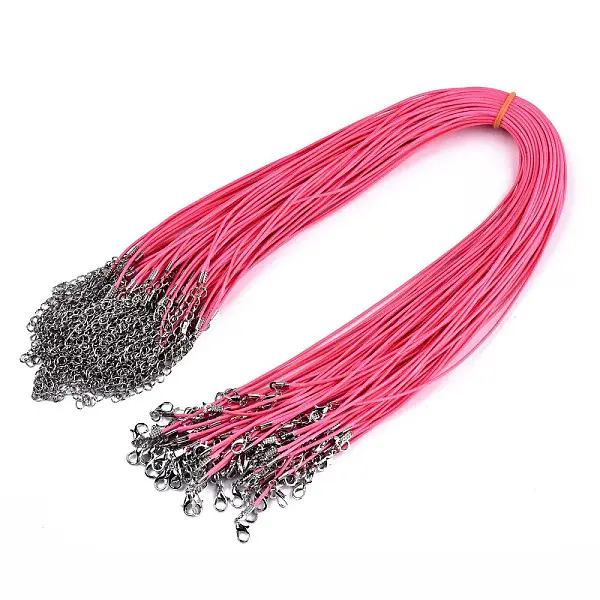 Waxed Cotton Cord Necklace Making