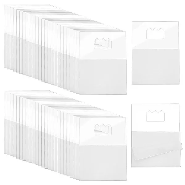 PVC Back Adhesive Slot Hole Hang Tabs