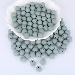 Round Silicone Focal Beads