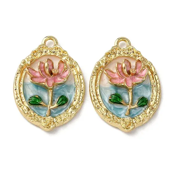 Alloy Enamel Pendants
